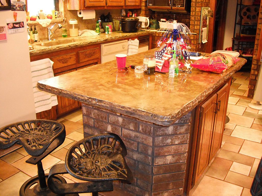 concrete countertops decorative