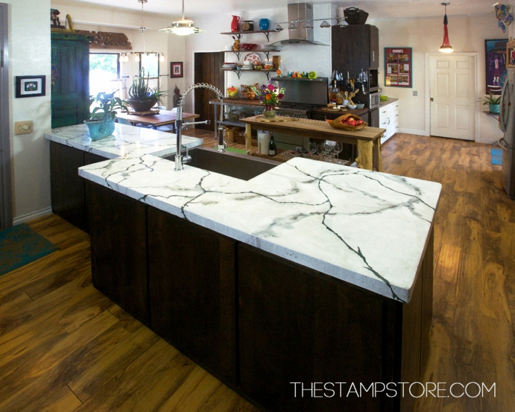 concrete countertop stain colors