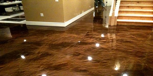 Metallic clearance epoxy garage