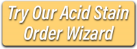 Acid Stain Order Wizard