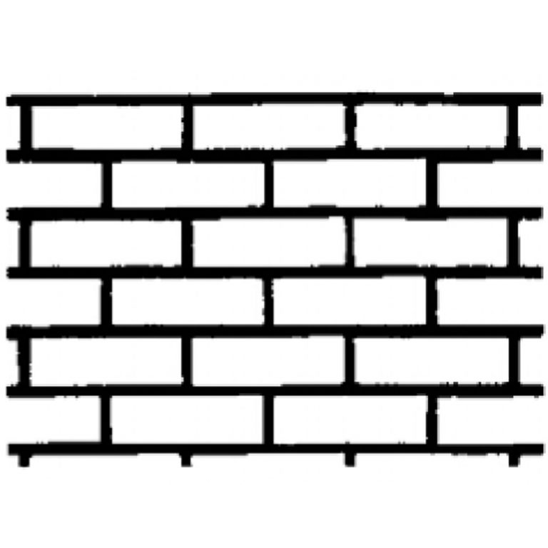 Moon Decorative Concrete ADHESIVEFACE BRICK STENCIL (500 SQ FT