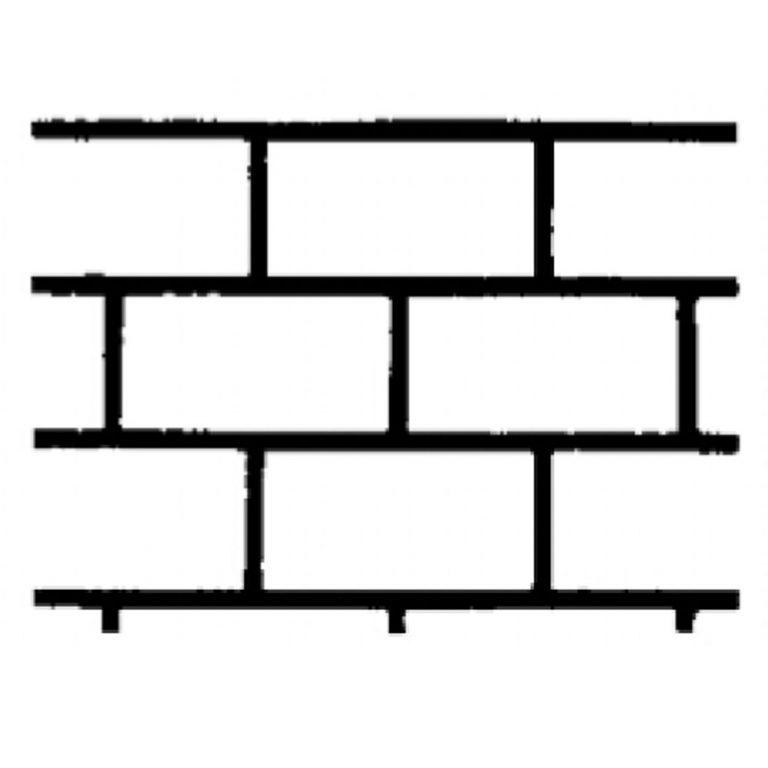 Moon Decorative Concrete NONADHESIVERUNNING BOND STENCIL (1000 SQ FT